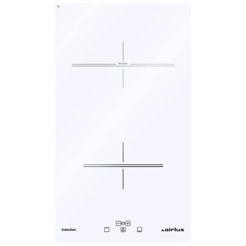DOMINO INDUCTION AIRLUX 2ind 30cm 3,7kw Cdes Sens Blan ATI 322 WH