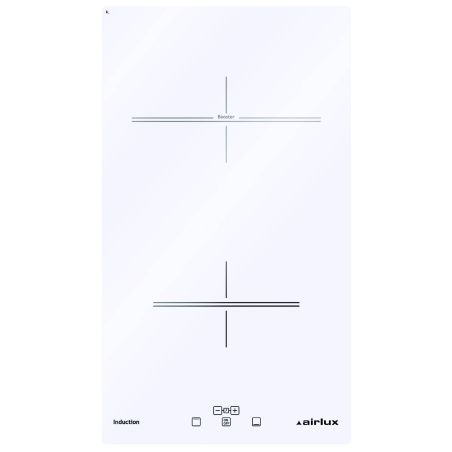 DOMINO INDUCTION AIRLUX 2ind 30cm 3,7kw Cdes Sens Blan ATI 322 WH