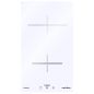 DOMINO INDUCTION AIRLUX 2ind 30cm 3,7kw Cdes Sens Blan ATI 322 WH