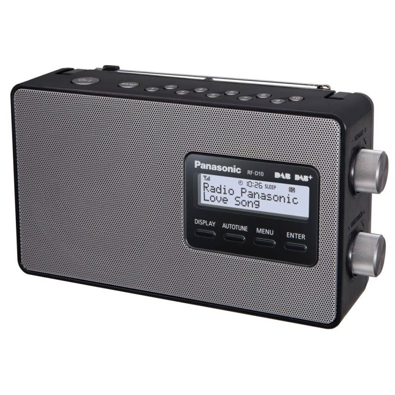 RADIO PANASONIC BRUN Fmdabdab+ 2w Lcd Hp10cm Sect RFD 10 EGK
