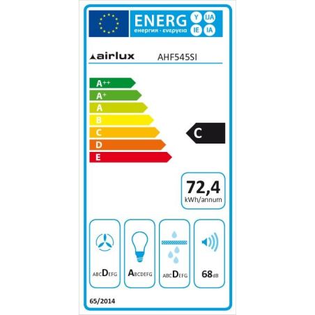 GROUPE AIRLUX 52cm 500m3 Led 3vit Curseur 68 AHF 545 SI