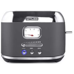 GRILLE PAIN TOASTER MUSE PEM 2fentes 1000w 6reglages Nrix MS-120DG