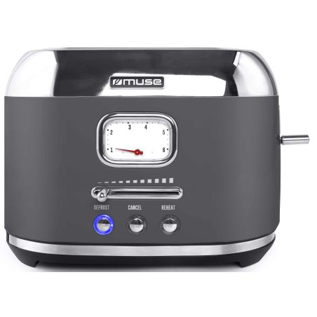 GRILLE PAIN TOASTER MUSE PEM 2fentes 1000w 6reglages Nrix MS-120DG