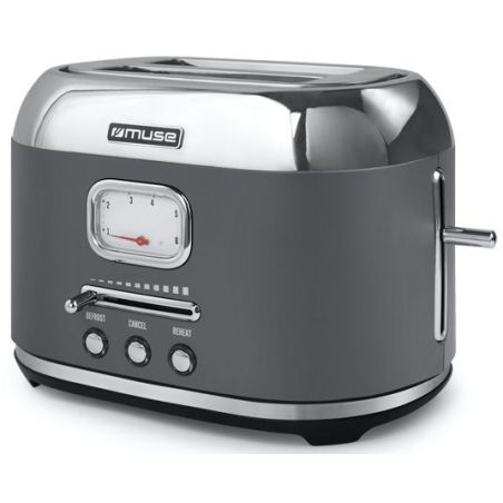 GRILLE PAIN TOASTER MUSE PEM 2fentes 1000w 6reglages Nrix MS-120DG