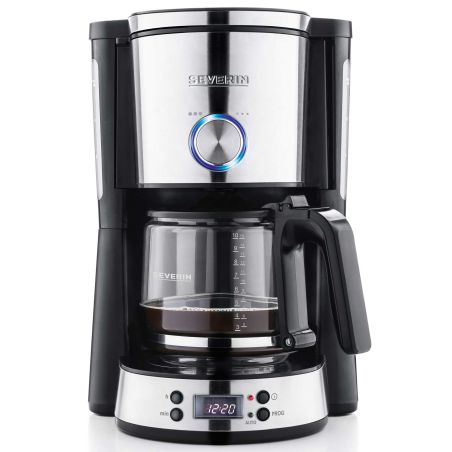 CAFETIERE FILTRE SEVERIN 10t 1000w Aromaswitch Led Inox KA4826