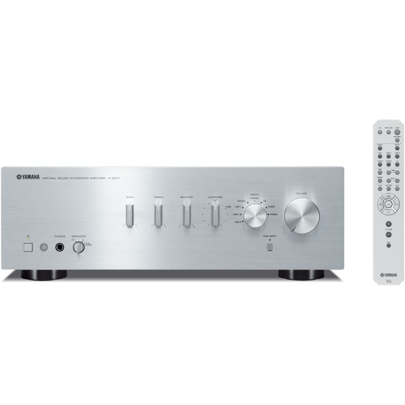 AMPLI YAMAHA 2x60w 8ohms Top Art Pur Dir Si AS301SILVER
