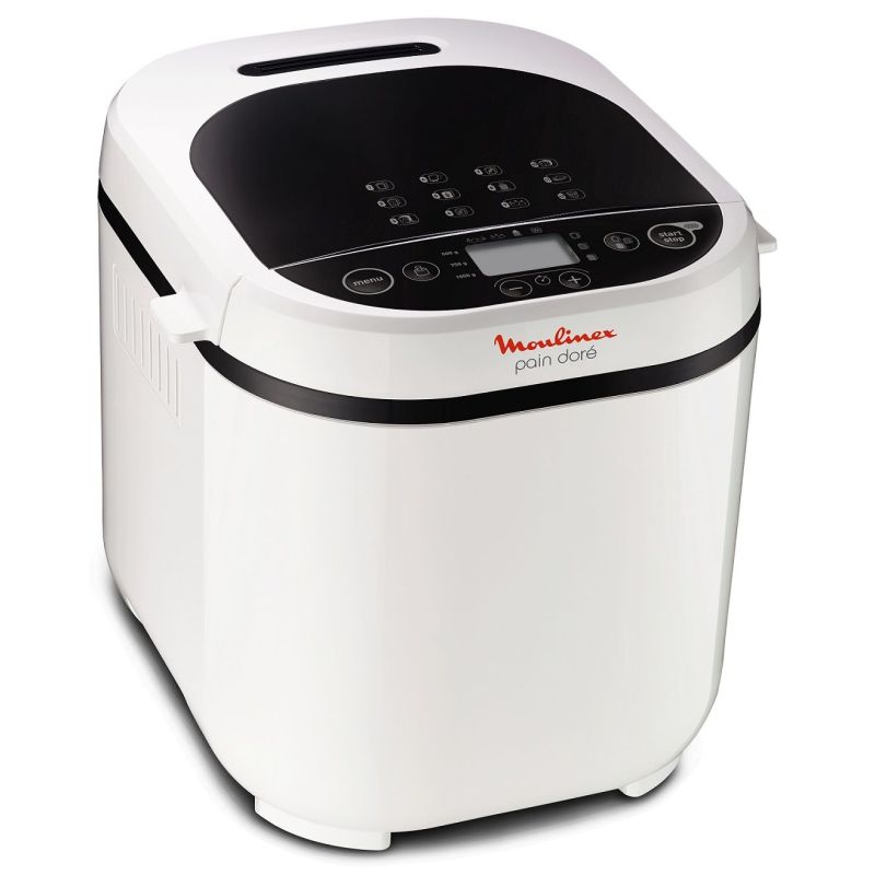 MACHINE A PAIN MOULINEX PEM Pain Dore 720w 12prog 1kg Blan OW 210130