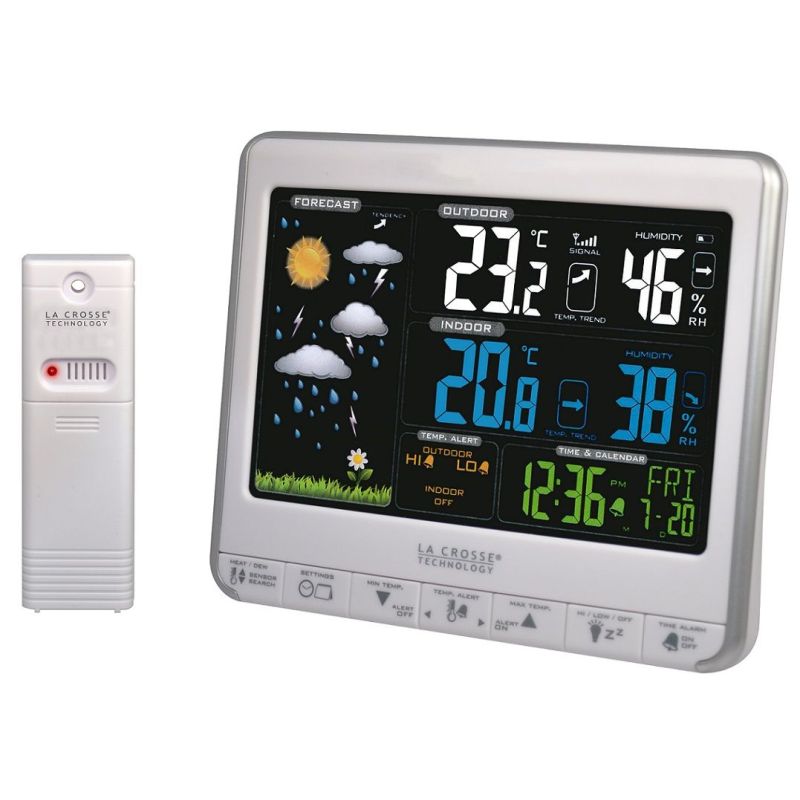 CENTRALE METEO LA CROSSE TECHNOLOGY Station Meteo Intext Ssfil Ar WS 6826 WHISIL