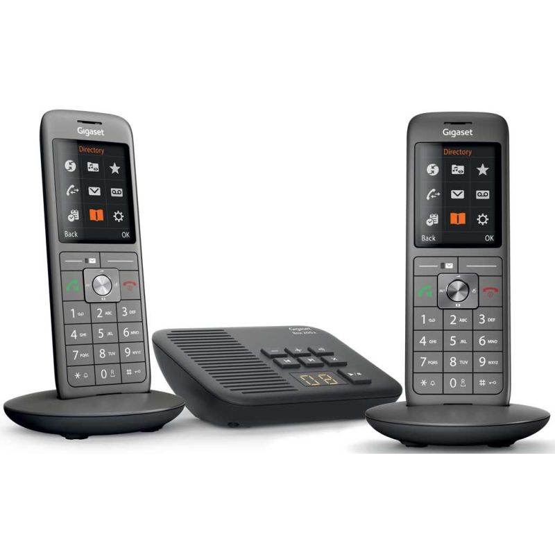 TELEPHONE SANS FIL (TSFISFIL) GIGASET Duo Dect Rep55mn 400mem Ml Ant GIGA CL 660 A DUO ANTHRACITE