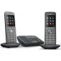 TELEPHONE SANS FIL (TSFISFIL) GIGASET Duo Dect Rep55mn 400mem Ml Ant GIGA CL 660 A DUO ANTHRACITE