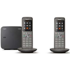 TELEPHONE SANS FIL (TSFISFIL) GIGASET Duo Dect Rep55mn 400mem Ml Ant GIGA CL 660 A DUO ANTHRACITE