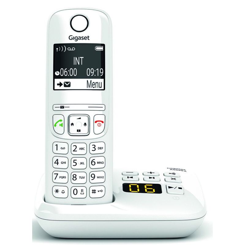 TELEPHONE SANS FIL (TSFISFIL) GIGASET Eco Dect 100mem Rep20mn Ml Aut GIGA AS 690 A BLANC TELEPHONE SANS FIL (TSFISFIL) GIGASET Eco Dect 100mem Rep20mn Ml Aut GIGA AS 690 A BLANC