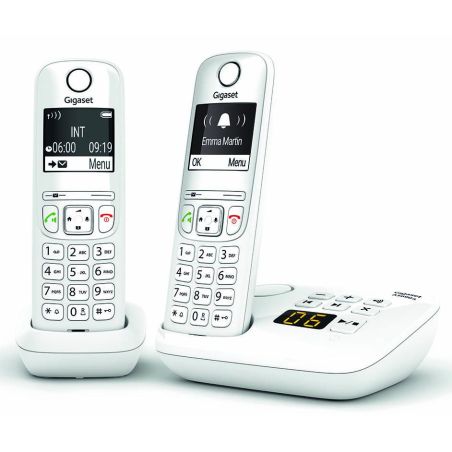TELEPHONE SANS FIL (TSFISFIL) GIGASET DUO Eco Dect 100mem Rep20mn Ml GIGA AS 690 A DUO BLANC