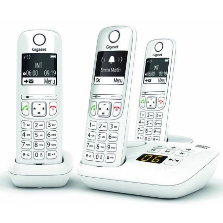 TELEPHONE SANS FIL (TSFISFIL) GIGASET TRI Eco Dect 100mem Rep20mn Ml GIGA AS 690 A TRIO BLANC