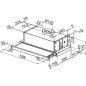 HOTTE TIROIR ET ESCAMOTABLE AIRLUX Tiroir 60cm 315m3 67db D Ix AHT 630 IX