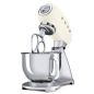 ROBOT PATISSIER SMEG PEM 4 8l 800w 10vit Creme SMF 02 CREU