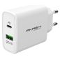 CHARGEUR SECTEUR GSM AKASHI Chargsectintel Usb-cusb 35w ALTACQC38WH