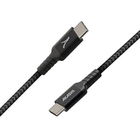 CONNECTIQUE DATA AKASHI Usb-c EN KEVLAR 60W 1m Usb-c N ALTECOTCKEV