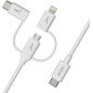 CONNECTIQUE DATA AKASHI USB-C 1M 31 TYPC+MICROUSB+LI ALTECO3IN1TC