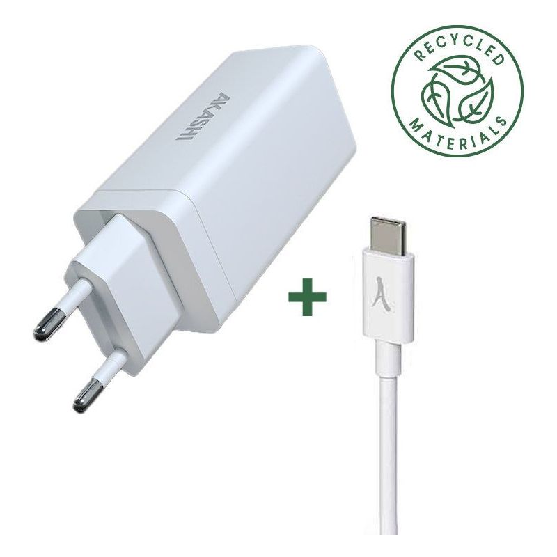 CHARGEUR SECTEUR GSM AKASHI CHARGSECTINTEL USB-C 65W GaN ALTGAN65W