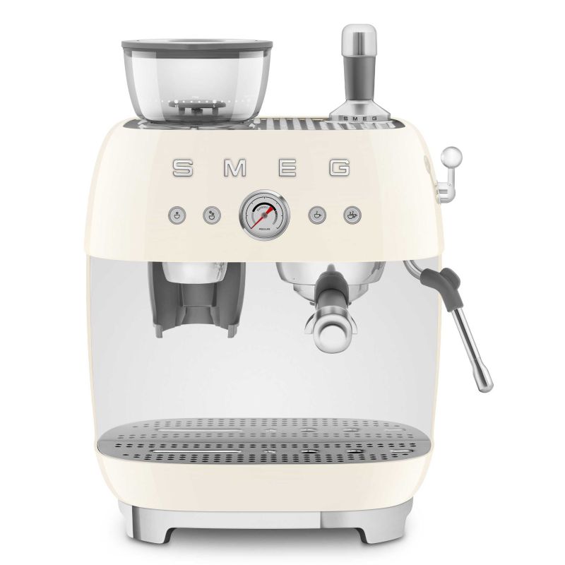 BROYEUR CAFE SMEG PEM 15bars 2,4l 250g Grains Vapeur EGF03CREU