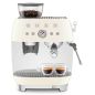 BROYEUR CAFE SMEG PEM 15bars 2,4l 250g Grains Vapeur EGF03CREU