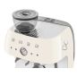 BROYEUR CAFE SMEG PEM 15bars 2,4l 250g Grains Vapeur EGF03CREU