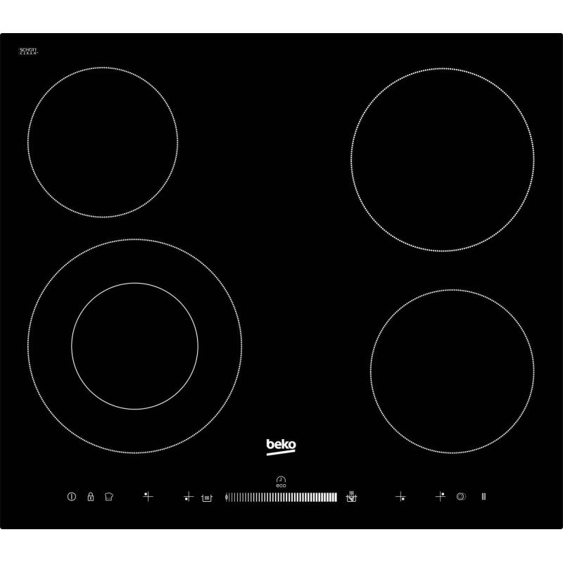 TABLE VITRO BEKO MENAGER 4hilight Dt1duo 60cm 4boostmi HIC 64502 T
