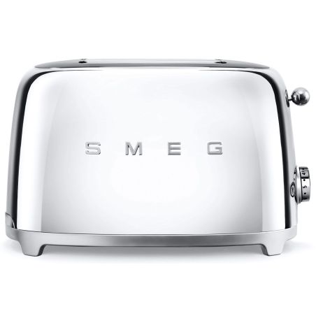GRILLE PAIN TOASTER SMEG PEM Toaster 950w 2fentes Chrome TSF 01 SSEU