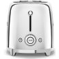 GRILLE PAIN TOASTER SMEG PEM Toaster 950w 2fentes Chrome TSF 01 SSEU