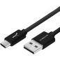CONNECTIQUE DATA AKASHI USB NOIR 2M 3A 20W USB-C ALTCABLUSBTCLG