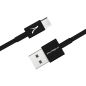 CONNECTIQUE DATA AKASHI USB NOIR 2M 3A 20W USB-C ALTCABLUSBTCLG