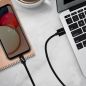 CONNECTIQUE DATA AKASHI USB NOIR 2M 3A 20W USB-C ALTCABLUSBTCLG