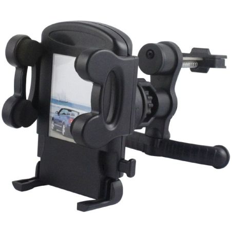 SUPPORT PASSIF AKASHI Sup 3en1 360 Noir Ventouaerat ALTCAR 3 IN 1 BLK