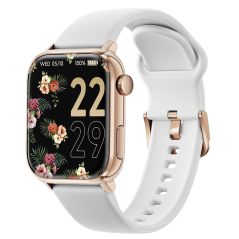 MONTRES CONNECTEES ICE WATCH Ecran 1,96 Amoled Rose Goldwh ICESMART20WHITE