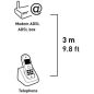 CABLE TELEPHONE ITC ERARD CONNECT Cordon Rj11 Mrj45 Mhaut Debit 3766