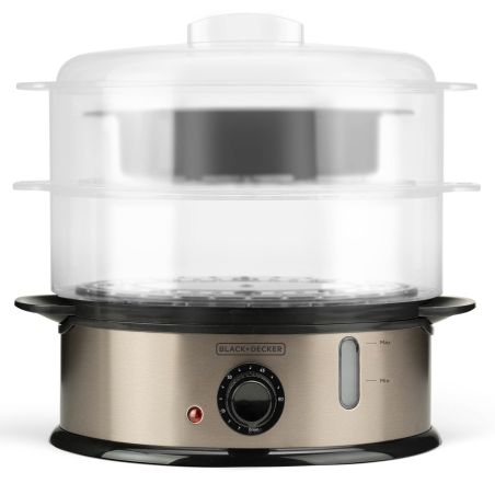 CUISEUR VAPEUR CUISEUR RIZ BLACK ET DECKER Cuis Vap 800w 6,5l Bol1l BXST800E