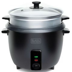 CUISEUR VAPEUR CUISEUR RIZ BLACK ET DECKER Cuiseur 700w 1,8l 67portions BXRC1800E