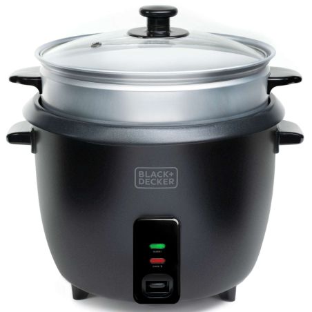 CUISEUR VAPEUR CUISEUR RIZ BLACK ET DECKER Cuiseur 700w 1,8l 67portions BXRC1800E