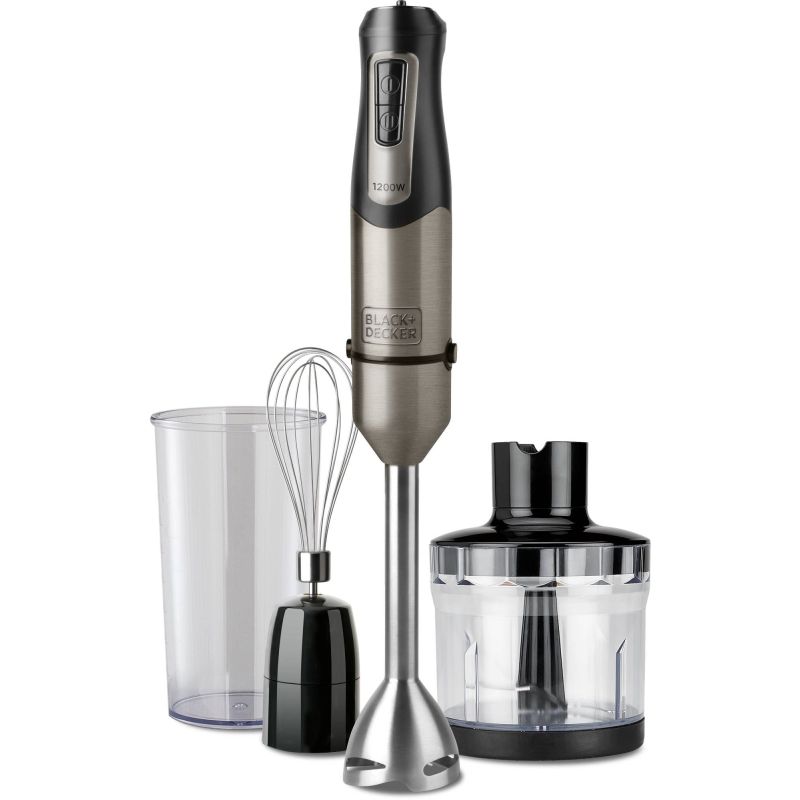 MIXEUR BLACK ET DECKER Plongeant 1200w 20vit+turbo Ha BXHBA1200E