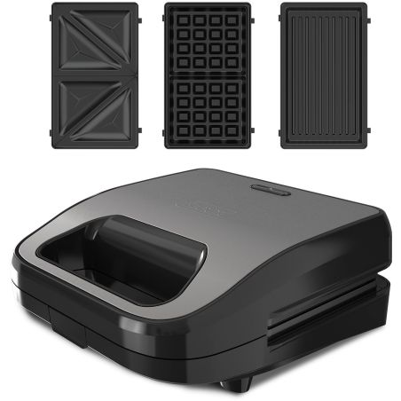 GAUFRIER ET CROQUE MONSIEUR BLACK ET DECKER Croque Mrgaufregrill 750w 22 BXSA754E