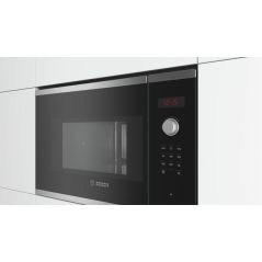 MICRO ONDES MONO FONCTION ENCA BOSCH ENCASTRABLE Ser4 25l 900w Elec Digit Rge I BFL 553 MS 0