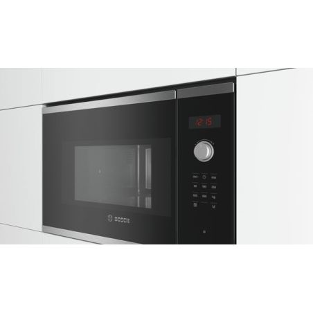 MICRO ONDES MONO FONCTION ENCA BOSCH ENCASTRABLE Ser4 25l 900w Elec Digit Rge I BFL 553 MS 0