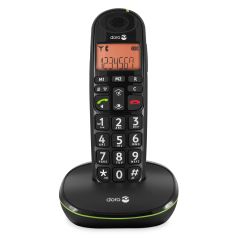 TELEPHONE SANS FIL (TSFISFIL) DORO Affi Lisible Son Claireampli PHONEEASY 100 W NOIR