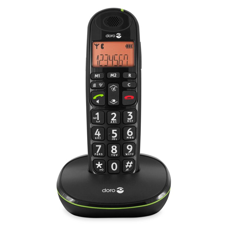TELEPHONE SANS FIL (TSFISFIL) DORO Affi Lisible Son Claireampli PHONEEASY 100 W NOIR TELEPHONE SANS FIL (TSFISFIL) DORO Affi Lisible Son Claireampli PHONEEASY 100 W NOIR