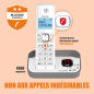 TELEPHONE SANS FIL (TSFISFIL) ALCATEL Trio Dect 100mem Ml Rep14mn Bl F860VOICETRIOGREY TELEPHONE SANS FIL (TSFISFIL) ALCATEL Trio Dect 100mem Ml Rep14mn Bl F860VOICETRIOGREY