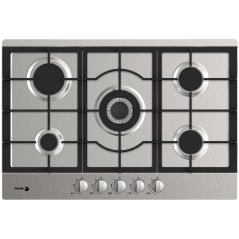 TABLE GAZ FAGOR GEM 5gaz 75cm All1main Fonte Inox FAG6650X