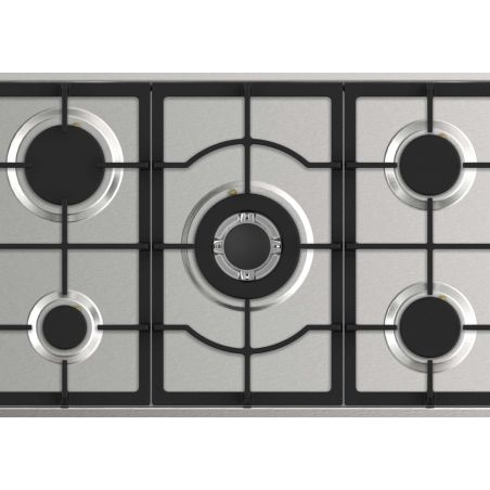 TABLE GAZ FAGOR GEM 5gaz 75cm All1main Fonte Inox FAG6650X
