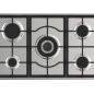 TABLE GAZ FAGOR GEM 5gaz 75cm All1main Fonte Inox FAG6650X