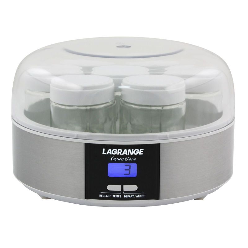 YAOURTIERE LAGRANGE Yaourtiere 7pots Progr Elec Al 439101